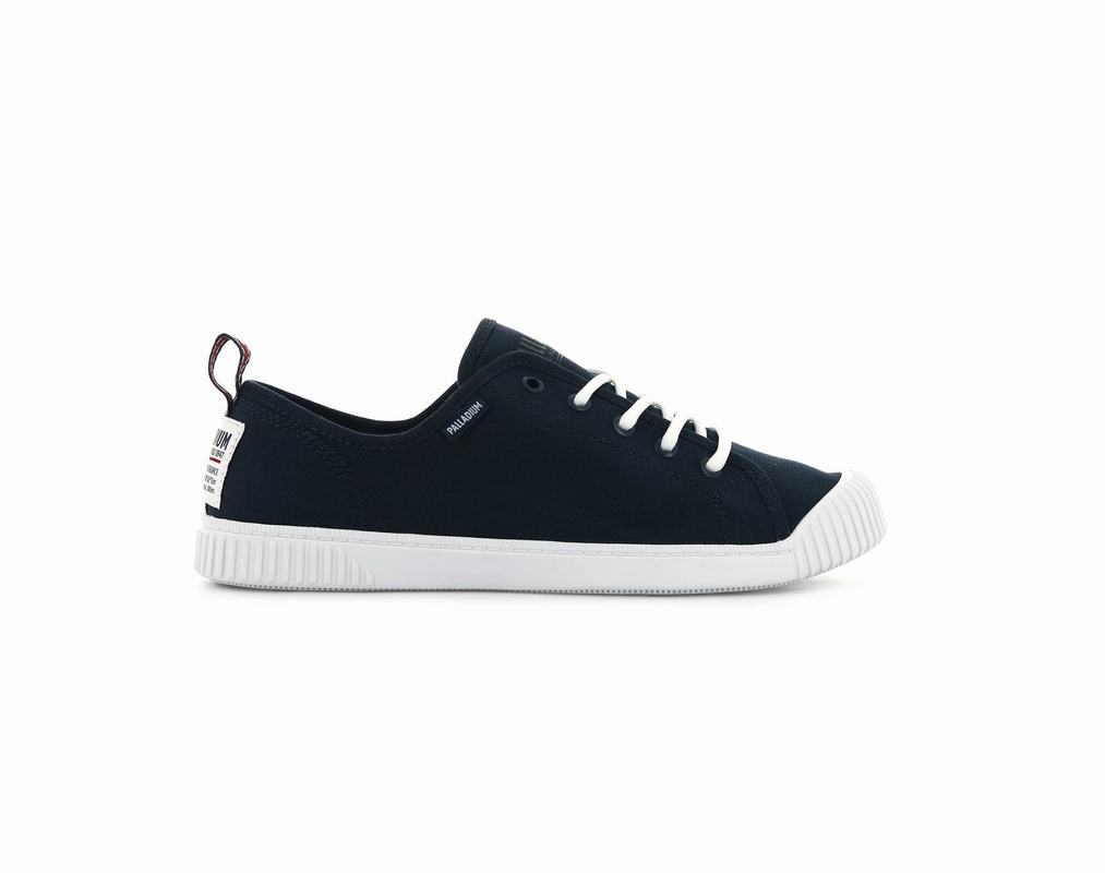 Zapatos Palladium Easy Lace Canvas Bajas Mujer - Indigo ||WMOD-09754||